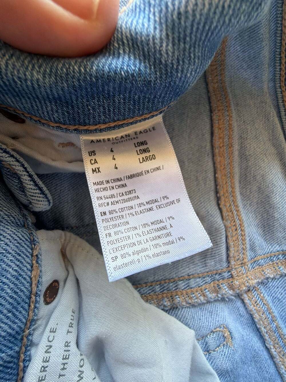 American Eagle Outfitters Women's Size 4 Long Jeans